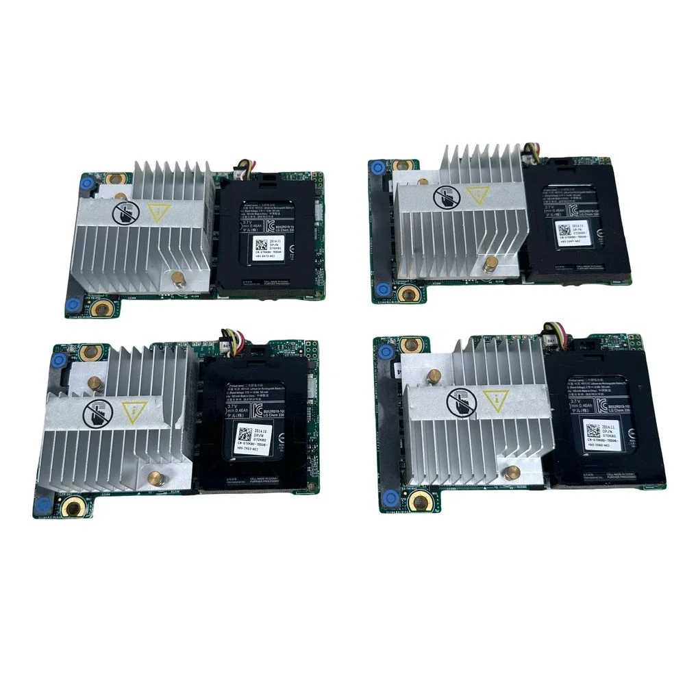 Dell PERC H710 Mini UCPM-800 RAID Controller 05CT6D with 070K80 Battery Lot of 4